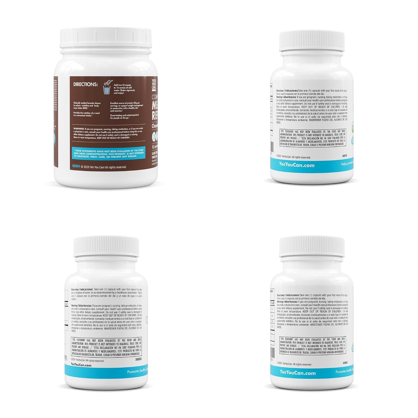 Yes You Can! Transformation Kit – Complete Meal Replacement & Supplement Kit with Protein, Vitamins, and Minerals – Chocolate Flavour - görsel 8