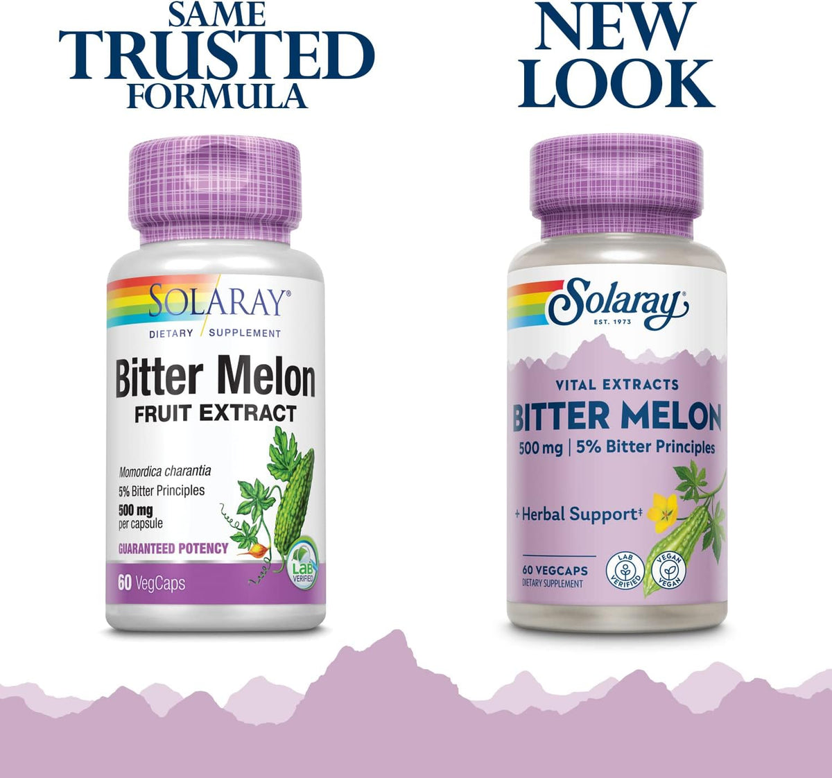 SOLARAY Bitter Melon Fruit Extract 500mg – Standardised to 5% Bitter Principles – 60 Veg Capsules - görsel 2