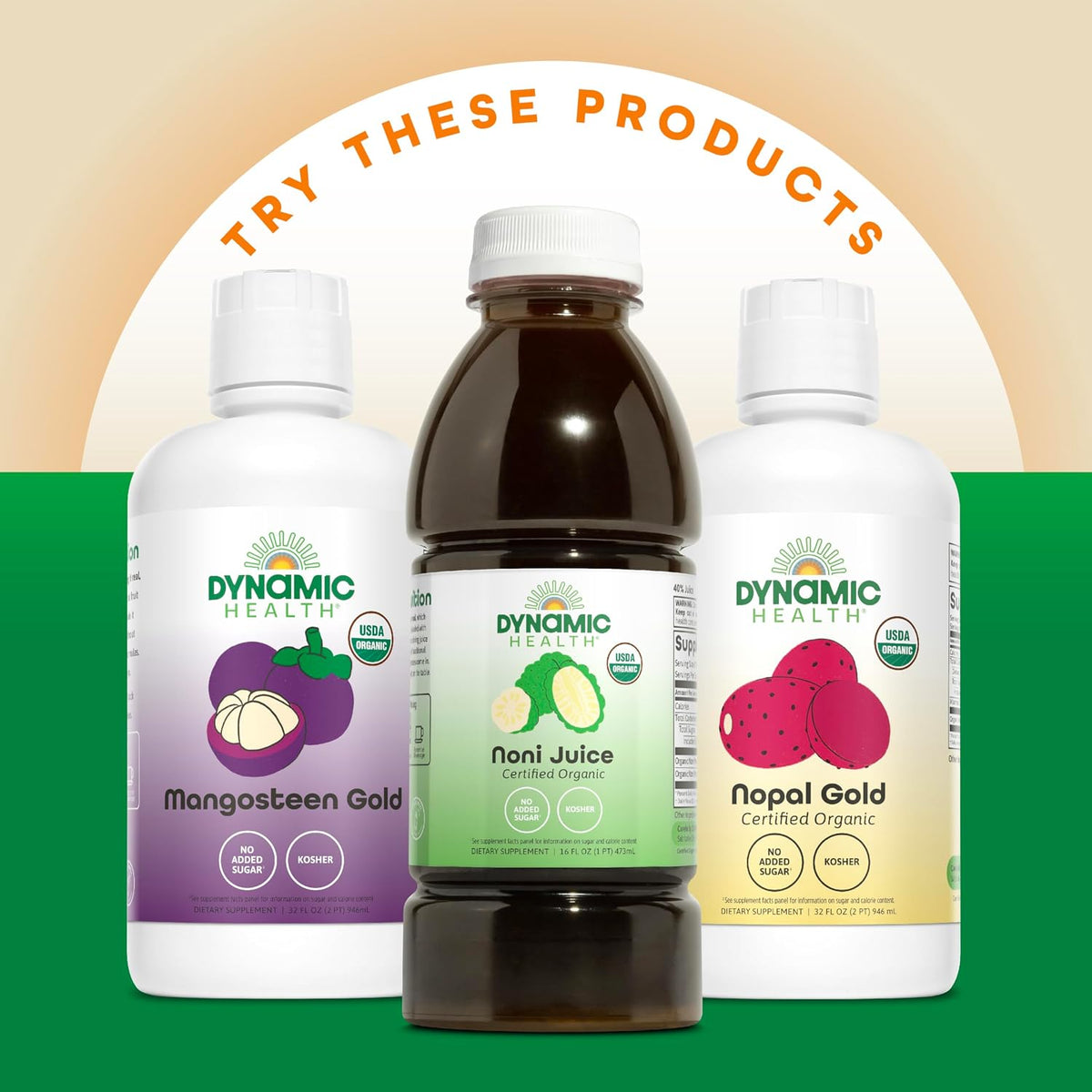 Dynamic Health Healthy Blend - Organic Superfruit Juice with Acai, Mangosteen, Noni, Maqui & Aloe Vera, 946 ml - görsel 6