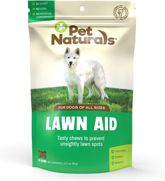 Pet Naturals Lawn Aid Soft Chews for Dogs – Chicken Flavour – 60 Count