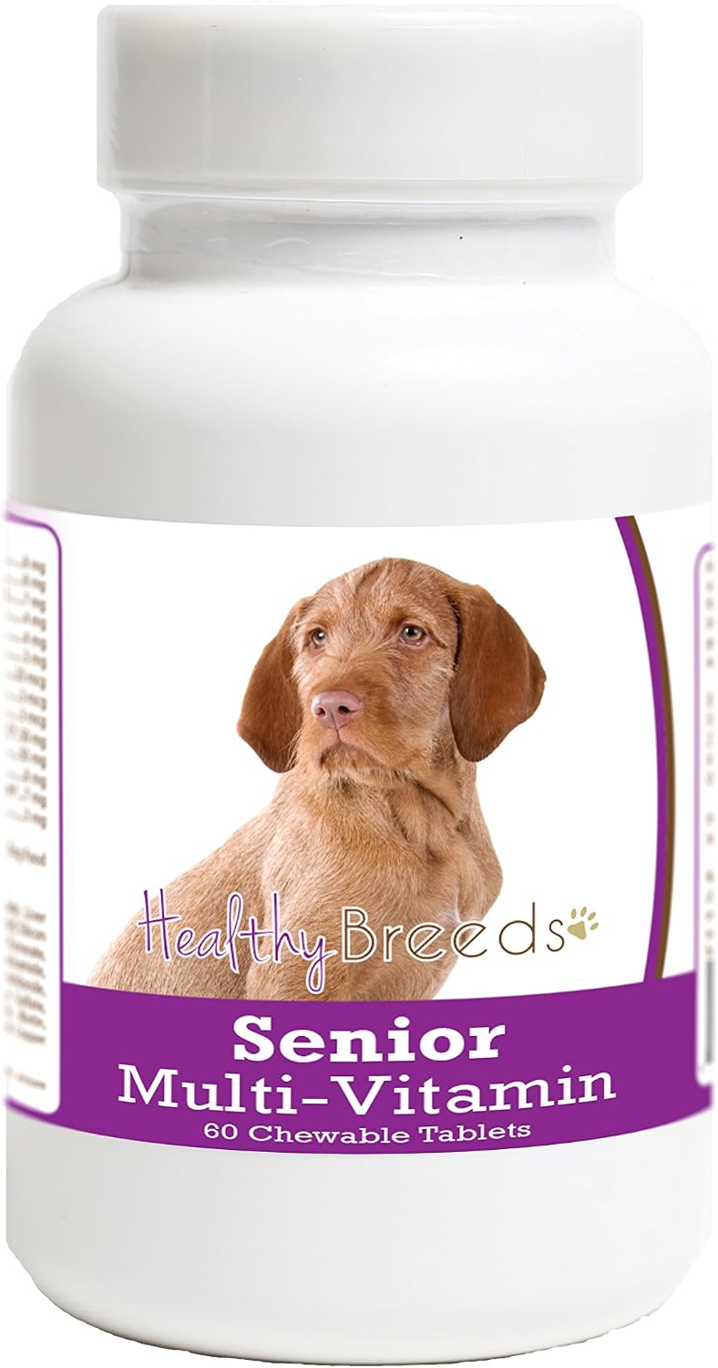 Healthy Breeds Wirehaired Vizsla Senior Dog Multivitamin Tablets 60 Count - görsel 1