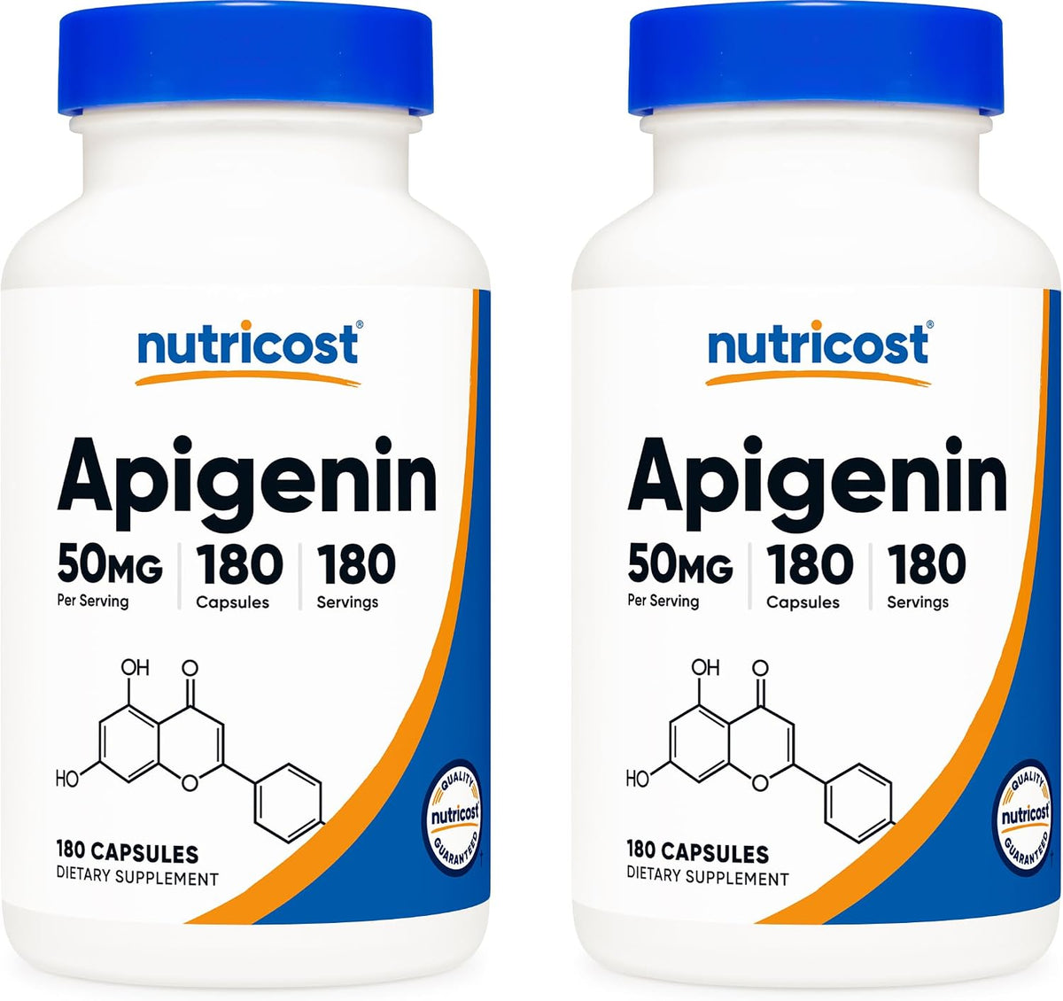 Nutricost Apigenin 50mg, 180 Capsules – Vegan, Non-GMO, Gluten-Free - görsel 4