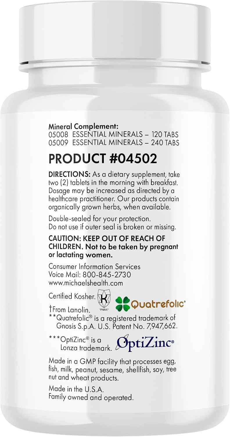 Michael's Health Naturopathic Programmes Pre-Teen Girls Multivitamin - 30 Vegetarian Tablets - görsel 8