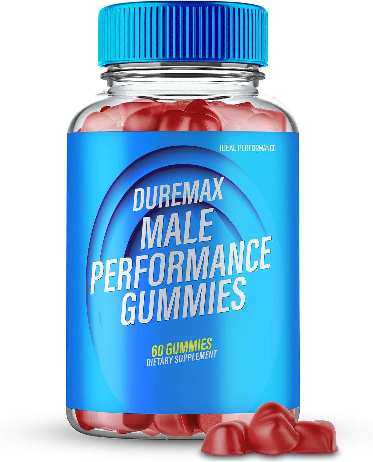 Duremax Gummies – Maximum Strength Men's Performance Supplement, All Natural Energy & Stamina Support, 60 Gummies - görsel 1