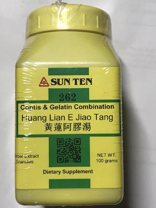Huang Lian E Jiao Tang (Coptis & Gelatine Combination), 100g Granules