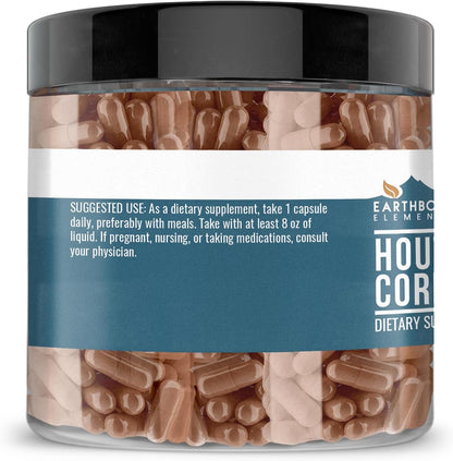 Earthborn Elements Houttuynia Cordata 200 Capsules, Pure and Undiluted, No Additives