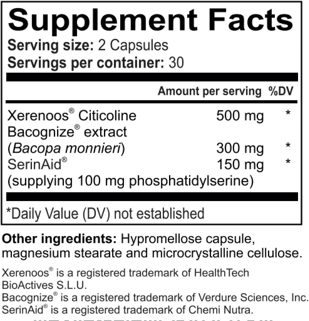 Cerebra Next Generation Brain Formula 60 Capsules - görsel 3