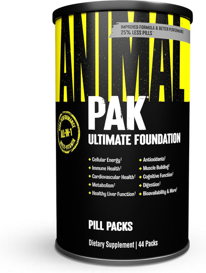 Animal Pak All-in-One Multivitamin Powder, Fruit Punch (60 Scoops)