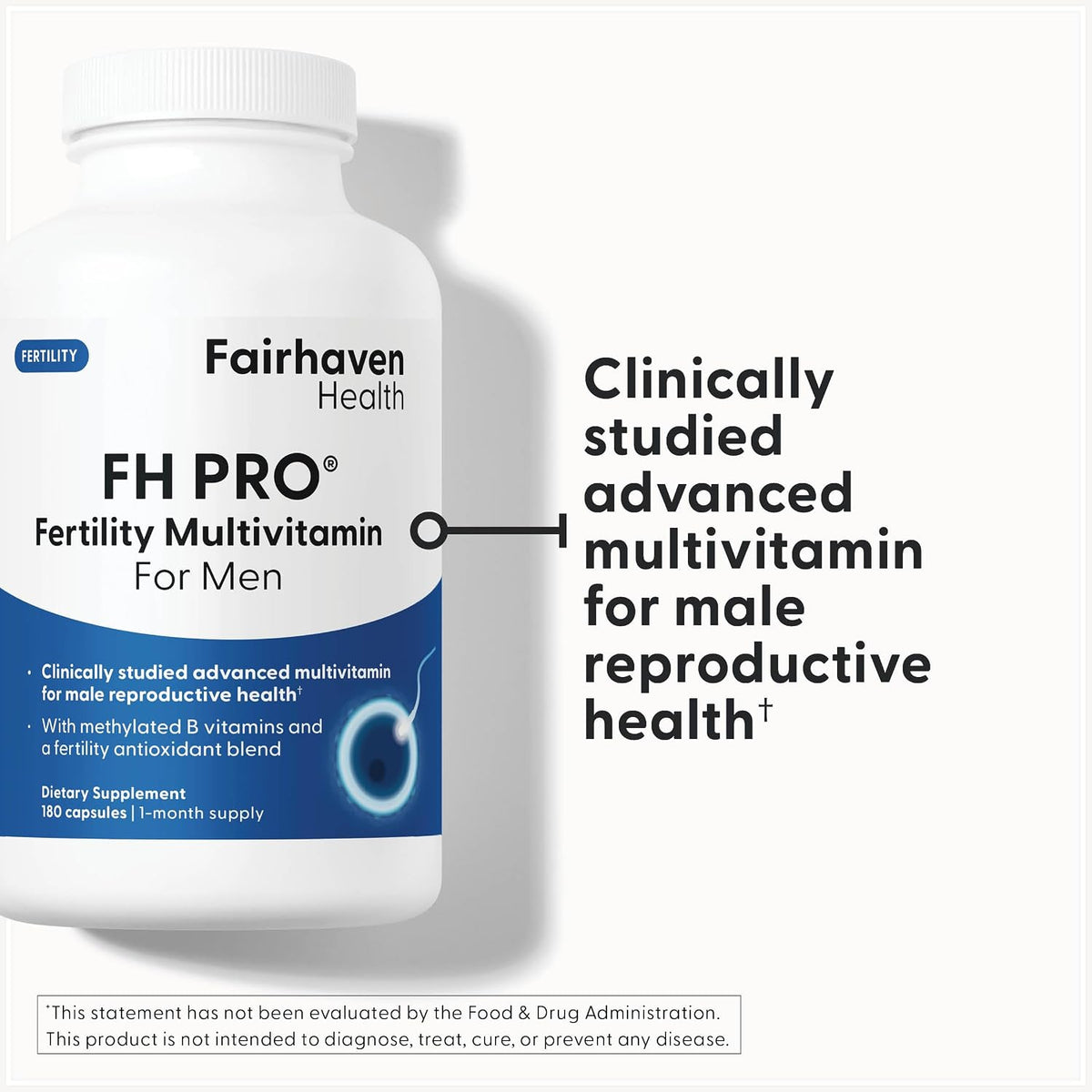 FH Pro for Men (180 Capsules) – Male Fertility Supplement - görsel 2