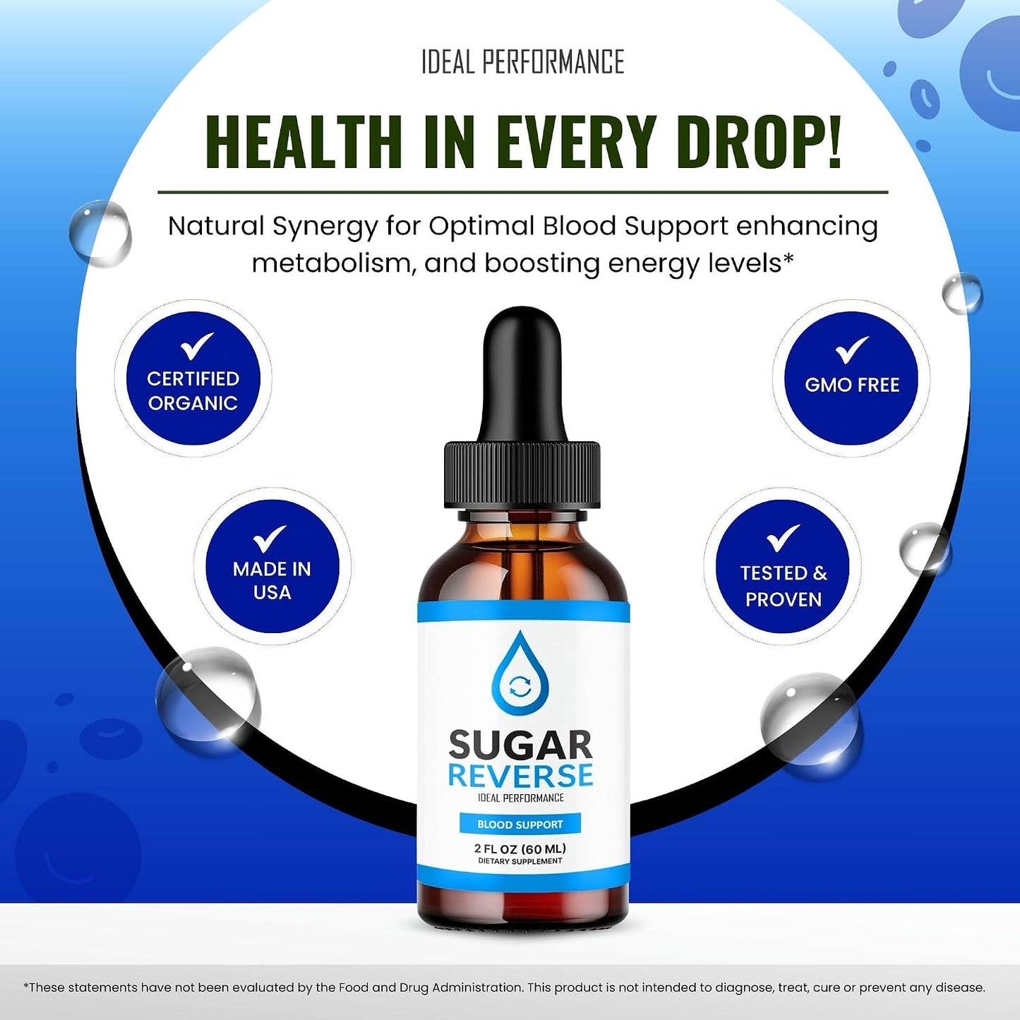 Sugar Reverse Drops – Advanced Formula Liquid Vitamin and Mineral Supplement (Pack of 2) - görsel 6