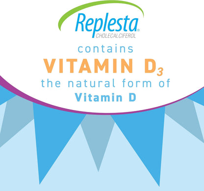 Replesta NX 14,000 IU Vitamin D3 Cholecalciferol Once-Weekly Chewable Wafer, 8 Wafers