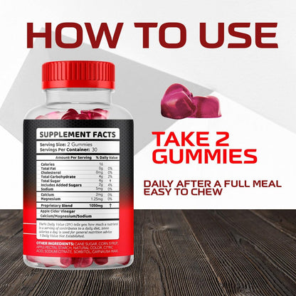 Maximum Male Gummies – Natural Premium Men's Multivitamin, 120 Gummies (2-Pack)