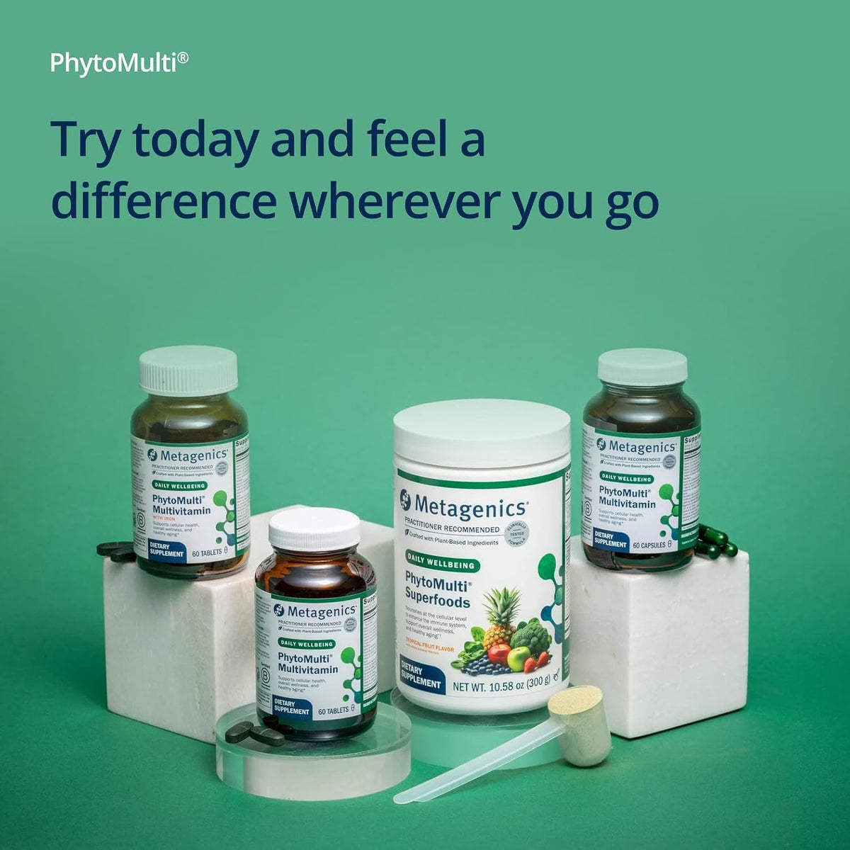 Metagenics PhytoMulti Multivitamin Without Iron - 120 Tablets - görsel 7
