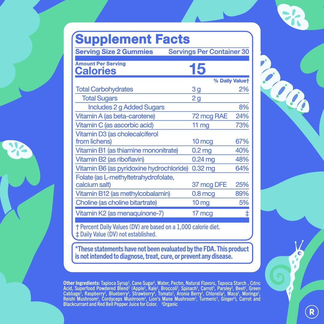Toddler Multivitamin Gummies for Ages 2 & 3 – 60 Count - görsel 3