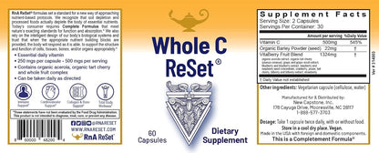 RnA ReSet Total Body Wellness Bundle – Liquid Magnesium, Zinc, Silver, Copper, D3K2 & Whole C, Daily Mineral & Immune Support (5 Formulae)