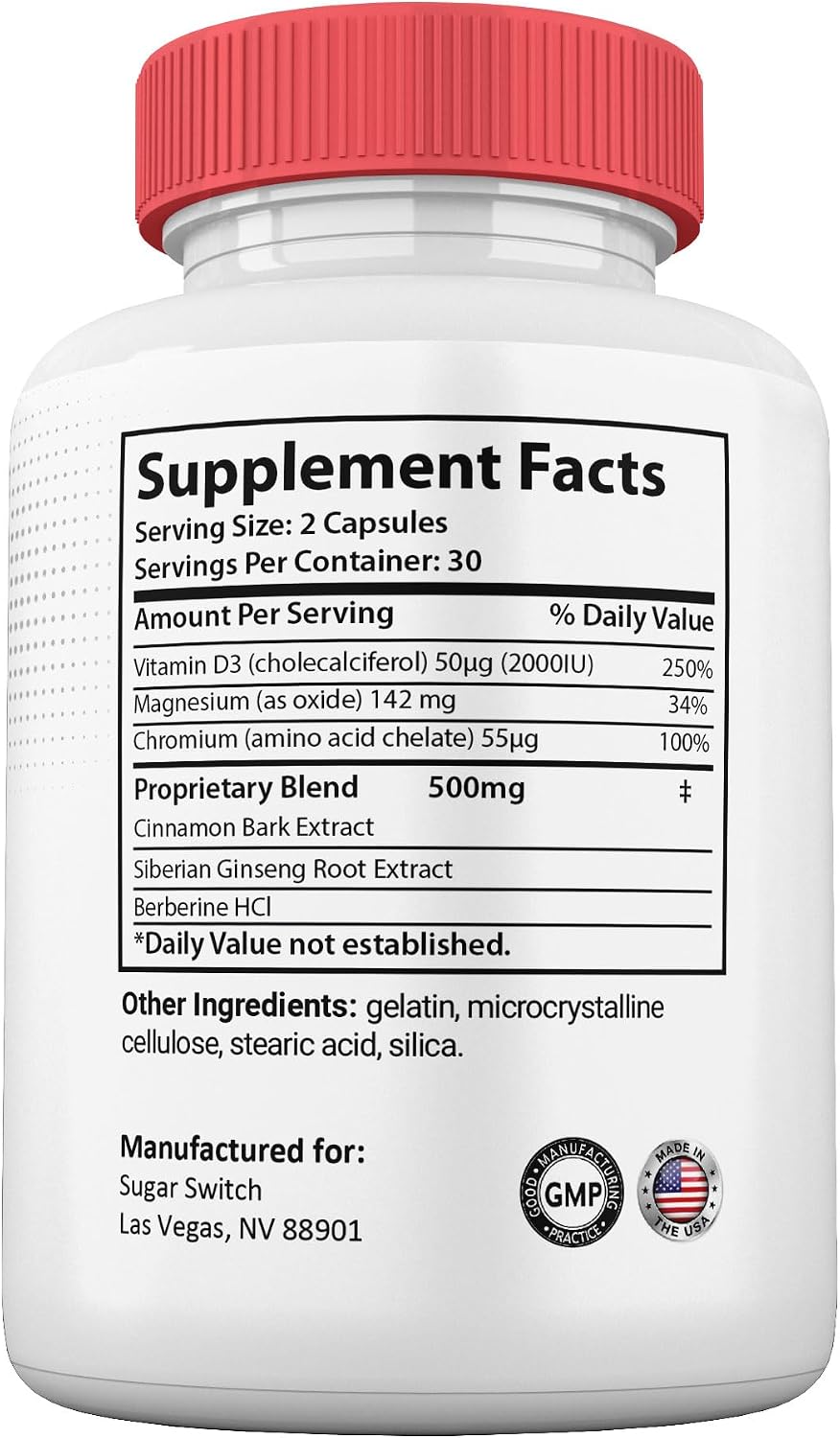 GlucoRenu Capsules, Maximum Strength All Natural Food Supplement, 60 Capsules (Pack of 3) - görsel 4