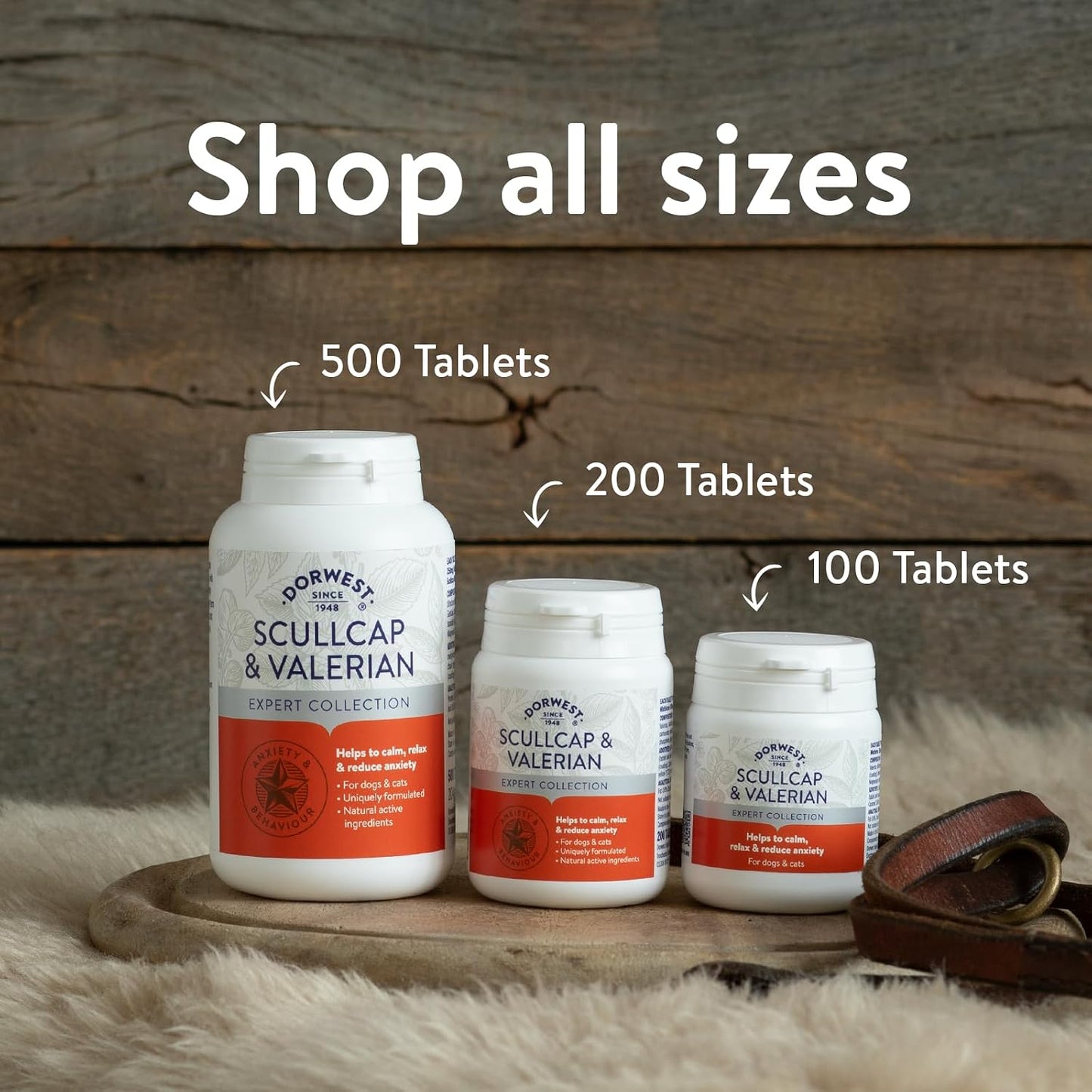 Dorwest Herbs Scullcap and Valerian Tablets for Dogs and Cats – 500 Tablets - görsel 8