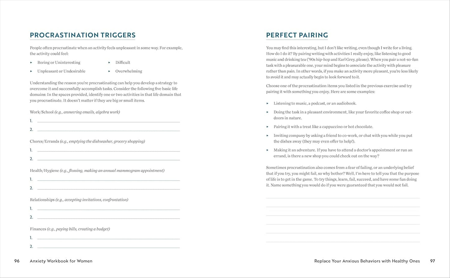 Anxiety Workbook for Women: Relieve Anxious Thoughts and Find Calm - görsel 6
