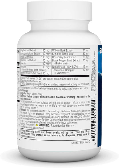 Source Naturals Inflama-Rest - Herbal & Mineral Blend with Turmeric, Boswellia, Ginger, Quercetin - Supports Relaxation and Mobility - 30 Tablets