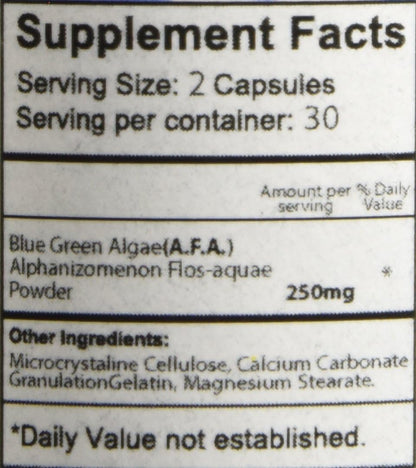 Bioxtron Natural Stem Cell Supplement Chewable Tablets - Spirulina, Chlorella, AFA - Supports Energy, Joint, Muscle, Immune Health - 60 Tablets