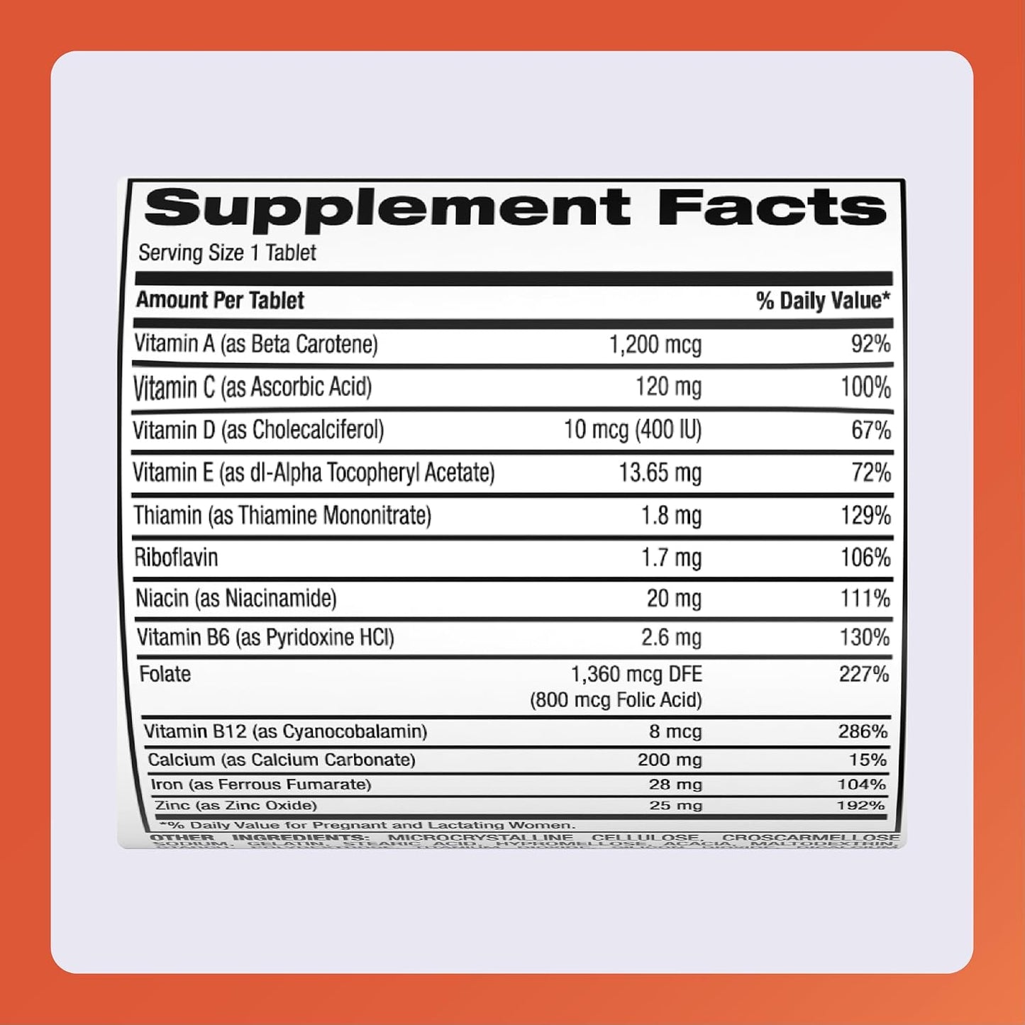 Rugby Prenatal Vitamins - Multivitamin and Mineral Supplement - 100 Tablets (3 Pack) - görsel 5