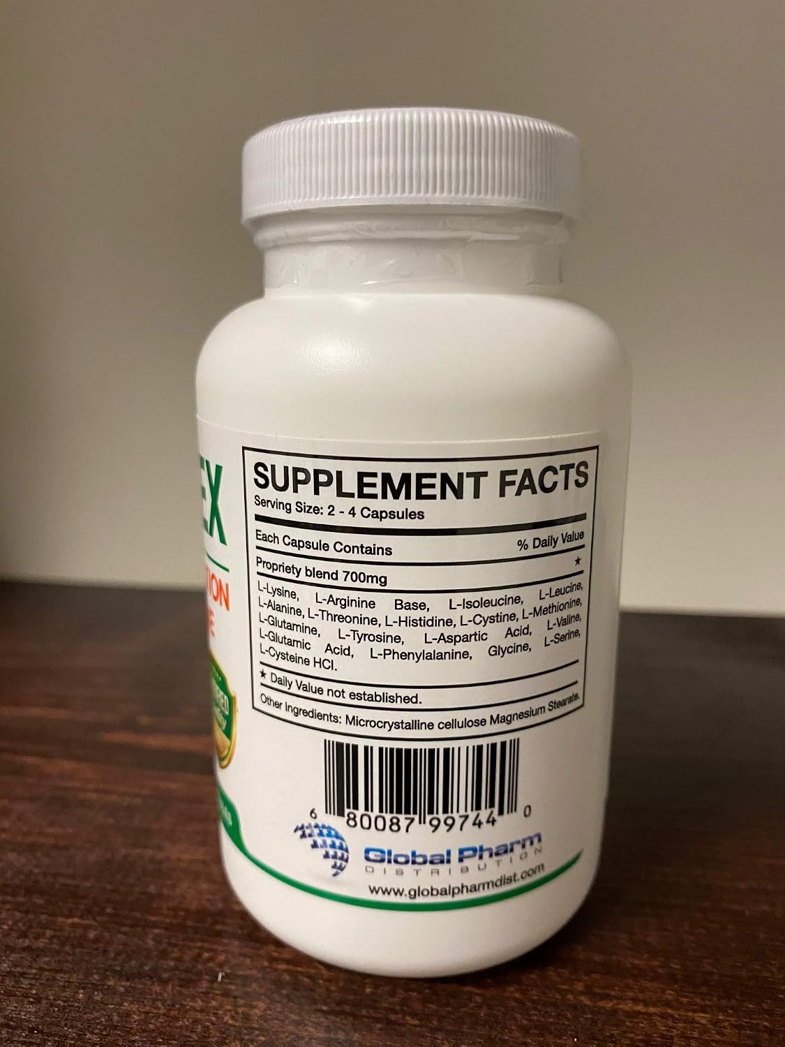 AminoVirox AMINOPLEX 740mg – Amino Acid Supplement for Metabolic Support (100 Capsules) - görsel 3