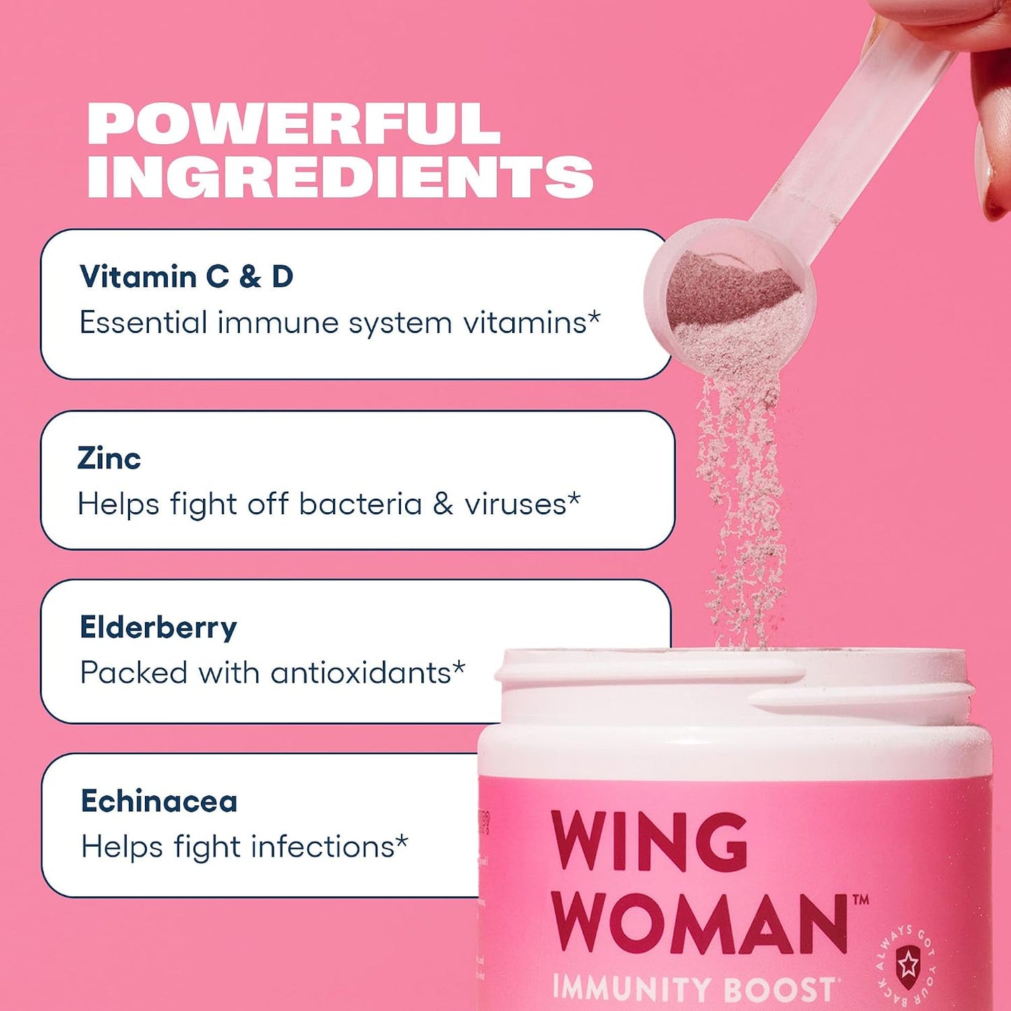 Love Sweat Fitness Immunity Support Supplement - Berry Pomegranate (28 Servings) - görsel 4