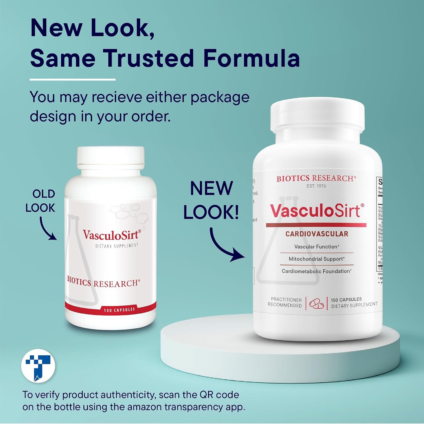 Biotics Research VasculoSirt – Cardiovascular Support with CoQ10, Resveratrol, ALA, Ginkgo – 150 Capsules - görsel 4