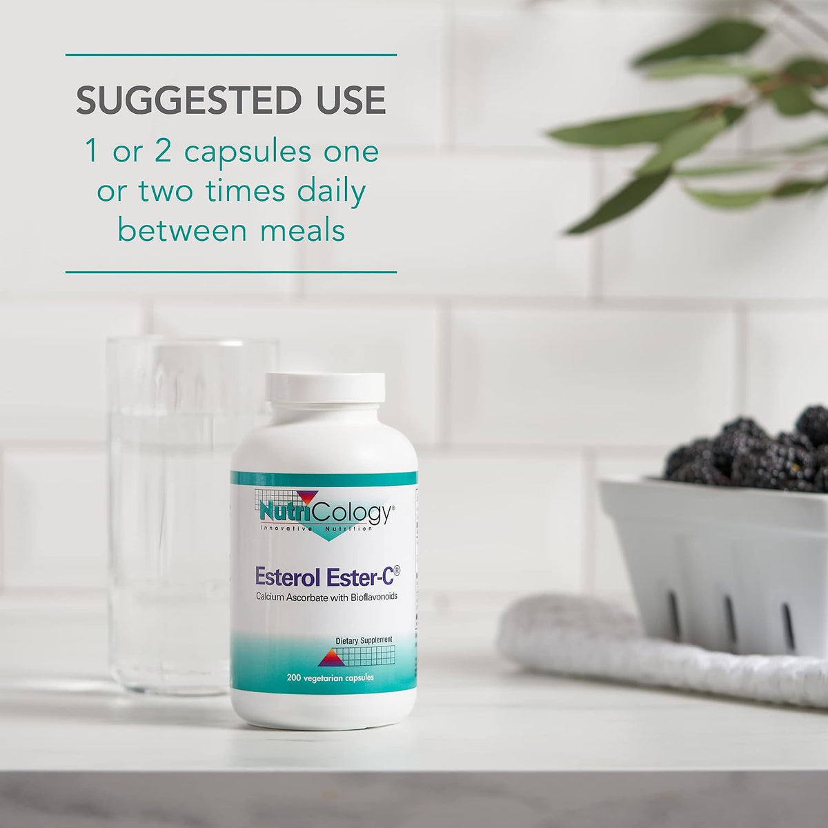 NutriCology Esterol Ester-C with Bioflavonoids - Calcium Ascorbate Vitamin C Supplement - 200 Capsules - görsel 5