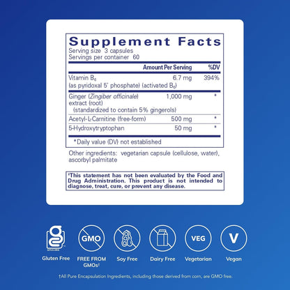 Pure Encapsulations MotilPro - 5-HTP Supplement for Gut Motility, 180 Capsules