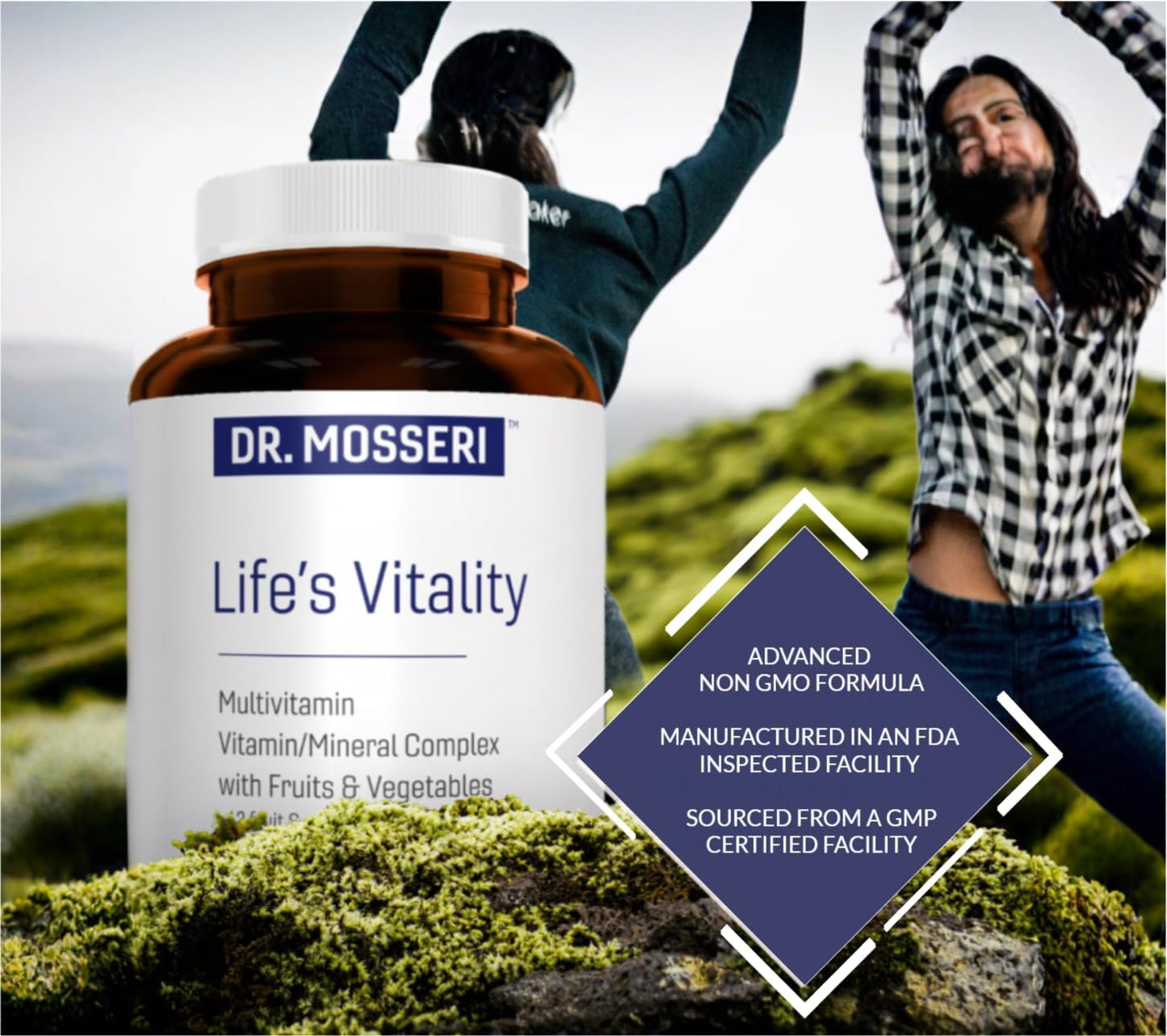 Life's Vitality Vegan Multivitamin – Non-GMO with 42 Fruits & Vegetables and Vitamin D, 90 Tablets - görsel 7