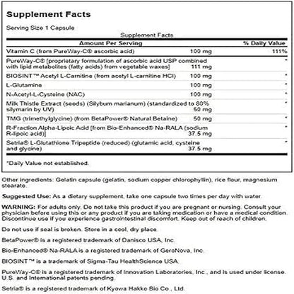 Swanson Dr. Stephen Langer's Glutathione Precursor Complex, 60 Capsules