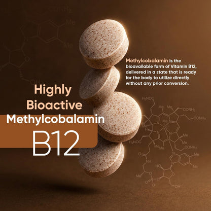 WeightWorld Vitamin B12 5000mcg Methylcobalamin – 180 Tablets (6-Month Supply)