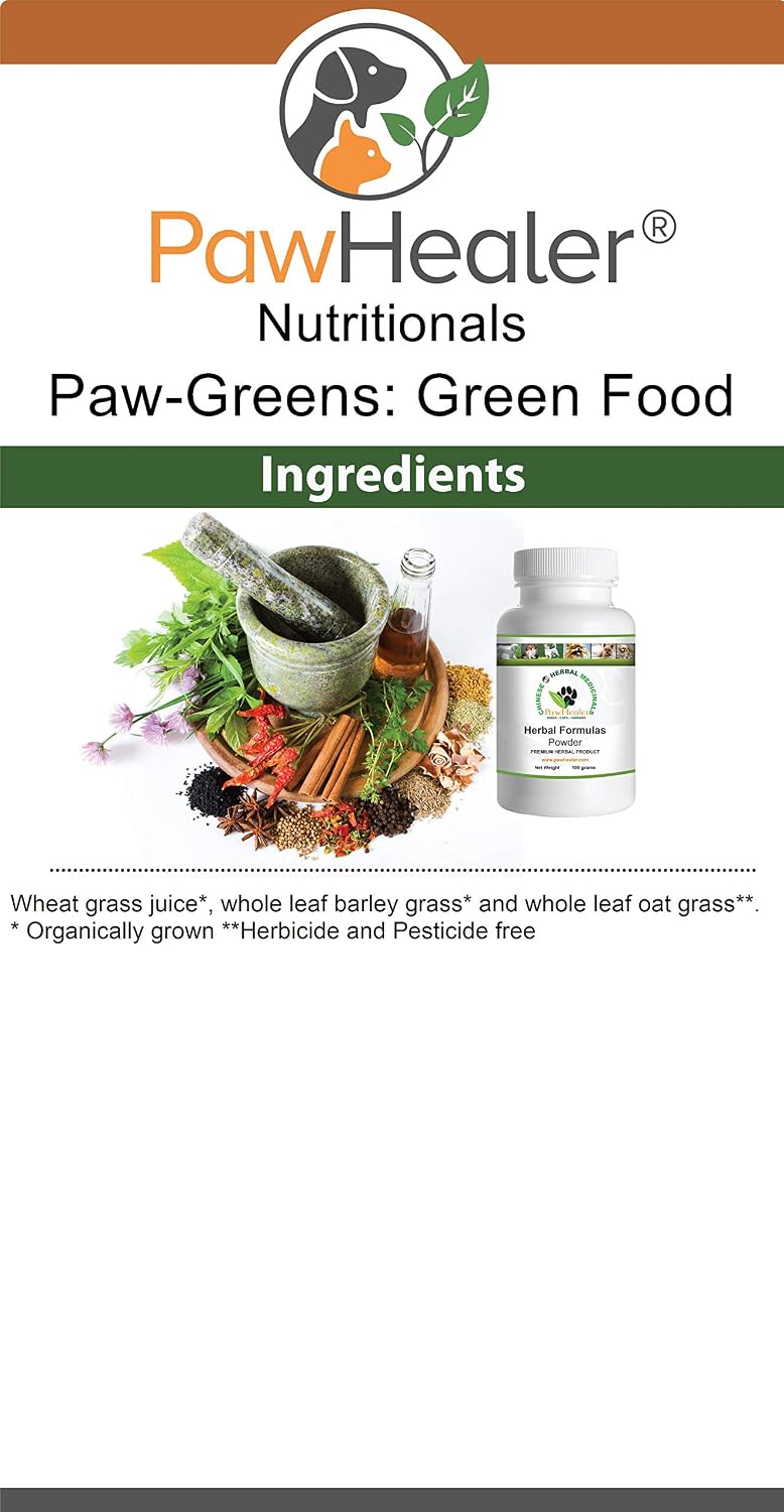 Paw-Greens Digestive Support – Organic Green Superfood for Dogs and Pets - görsel 1