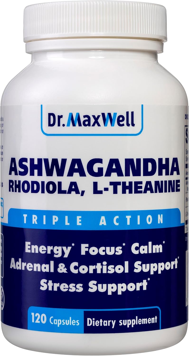 Dr. Maxwell Cortisol Manager Supplement – 120 Capsules - görsel 1