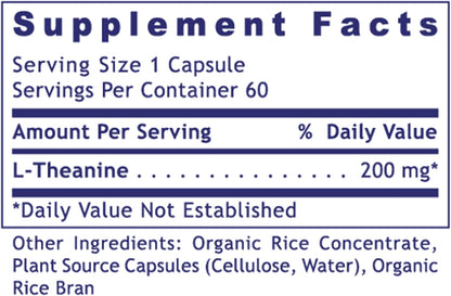 Premier Research Labs L-Theanine Double Strength - Pure L Theanine Supplement 200mg, Focus and Energy Support for Men and Women, Amino Acid for Relaxation, Support for Adults and Kids - 60 Vegan Capsules