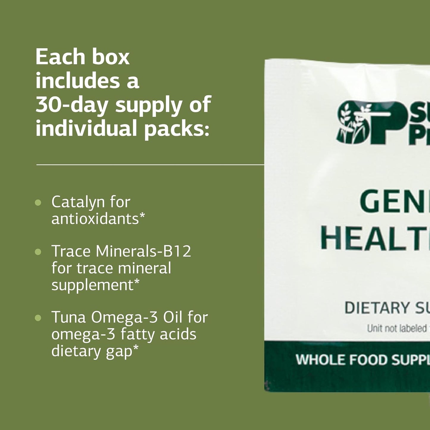 Standard Process General Health Pack - Daily Multivitamin & Mineral Supplement - 60 Packs - görsel 4