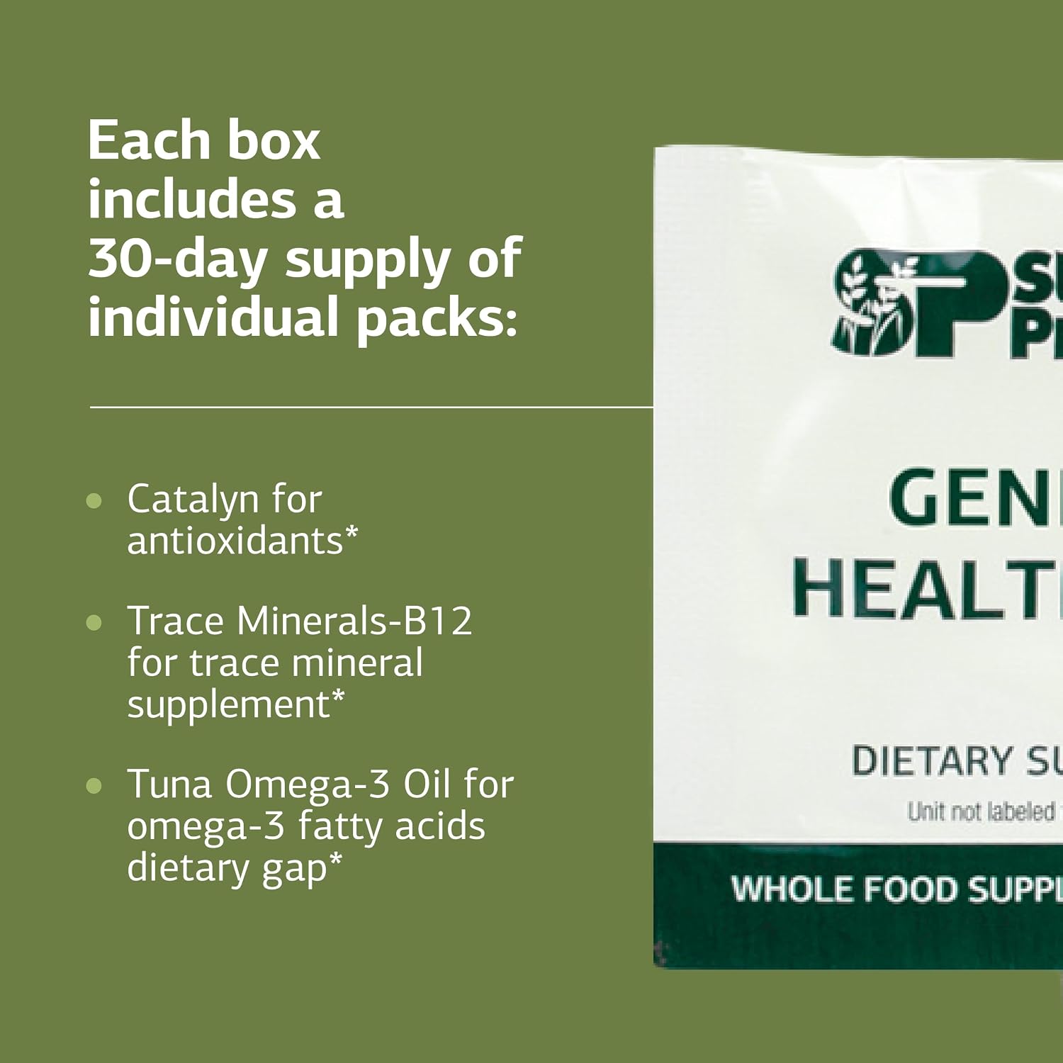 Standard Process General Health Pack - Daily Multivitamin & Mineral Supplement - 60 Packs - görsel 4