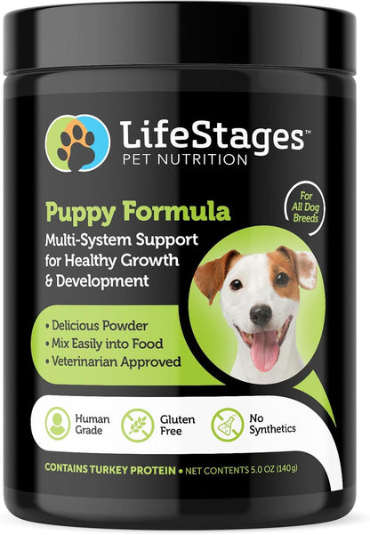 LifeStages Pet Nutrition Stage 3: Senior Dog Formula for Hip & Joint Support, Cognitive Health, and Healthy Skin & Coat - Natural Ingredients - Fish Oil, Flaxseed, Turmeric & Probiotics, Veterinary Approved