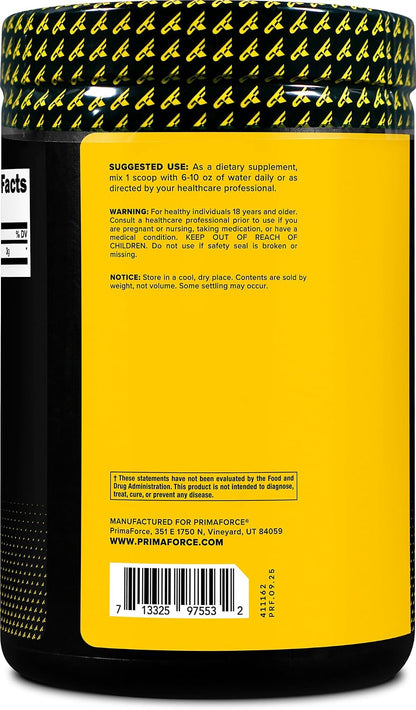 Primaforce D-Aspartic Acid - 300g (100 Servings), Unflavoured, Vegetarian, Non-GM