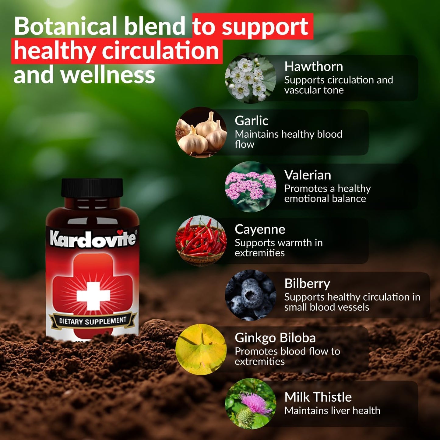 Herbal Circulation Support Capsules - görsel 2