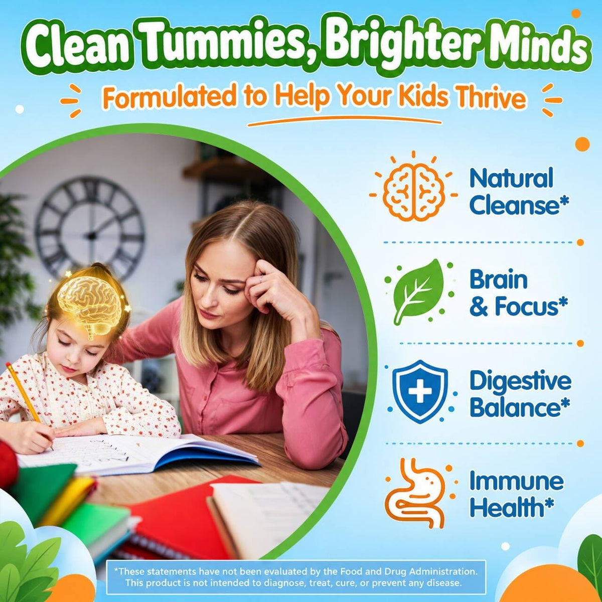 Zeolite Detox Gummies for Kids & Adults - Sugar-Free, 120 Gummies - LILICARE - görsel 3