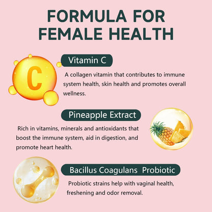 Crasye Premium Feminine Balance Gummies – Hawaiian Pineapple – 60 Gummies