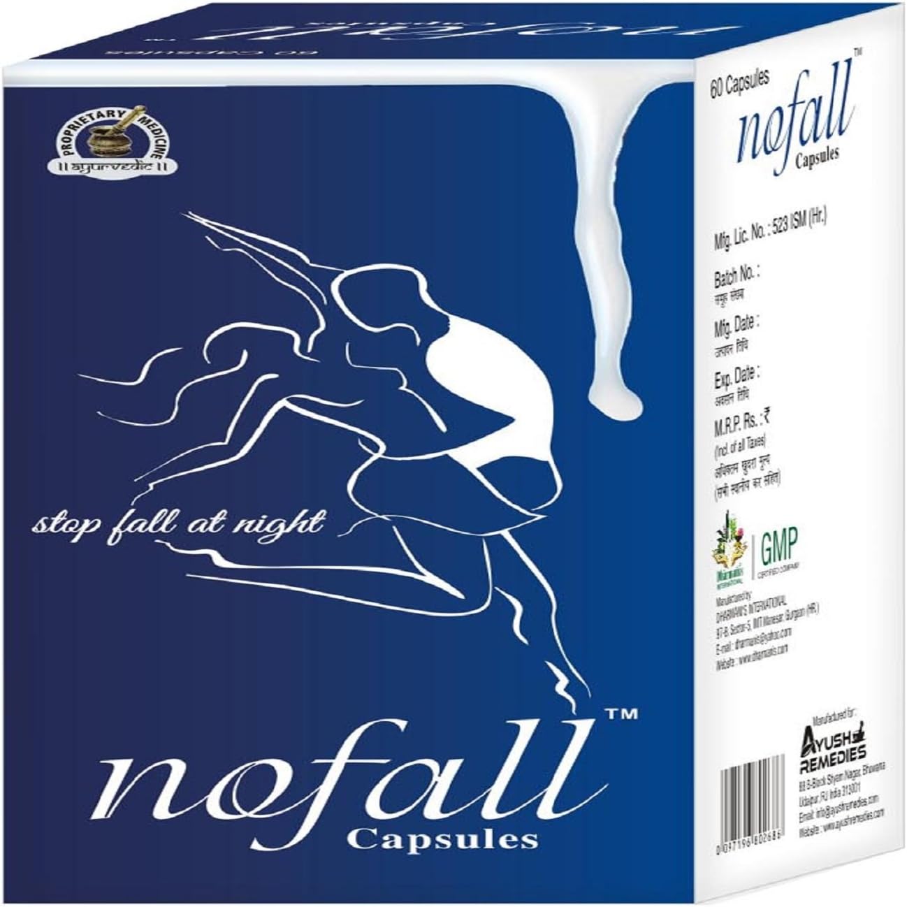 No Fall Capsules, Pack of 60 Capsules | No Fall at Night - görsel 5