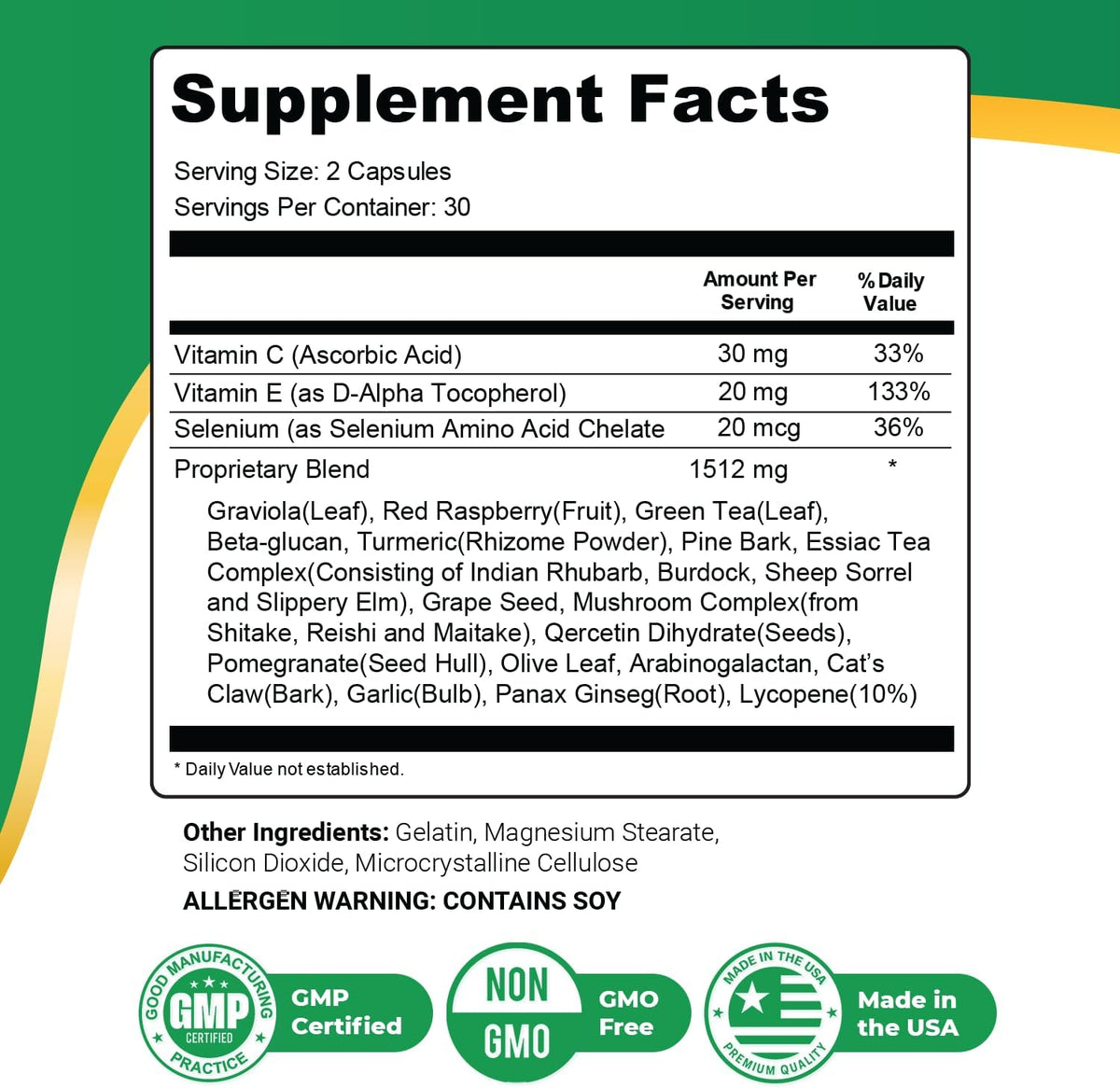 Keravita Pro – Vitamin C, E, Green Tea & Turmeric – 60 Ct, 3 Month Supply - görsel 3