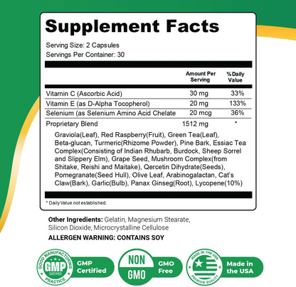 Keravita Pro – Vitamin C, E, Green Tea & Turmeric – 60 Ct, 3 Month Supply