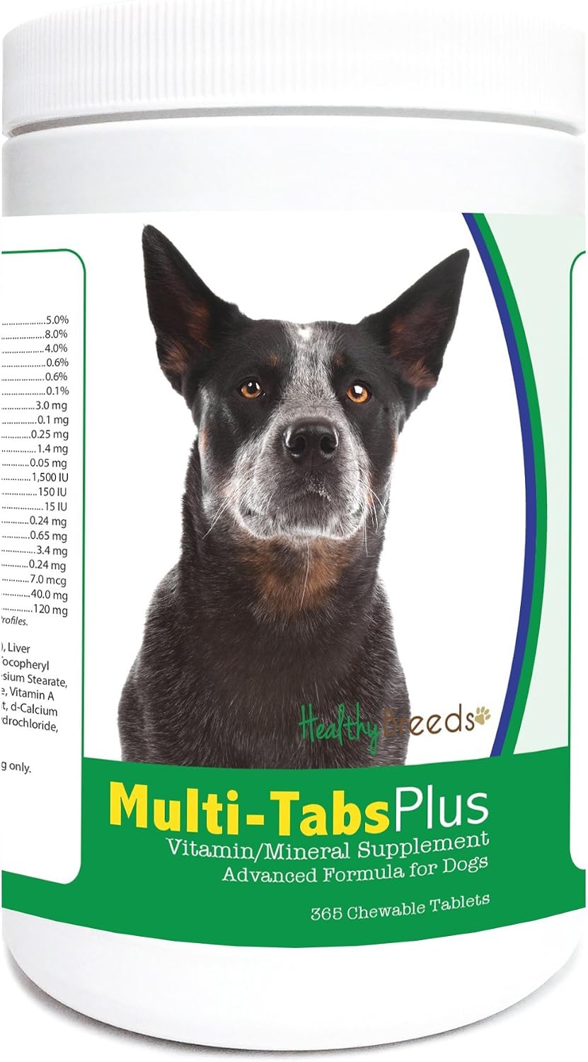Healthy Breeds Australian Cattle Dog Multi-Tabs Plus Chewable Tablets 365 Count - görsel 1