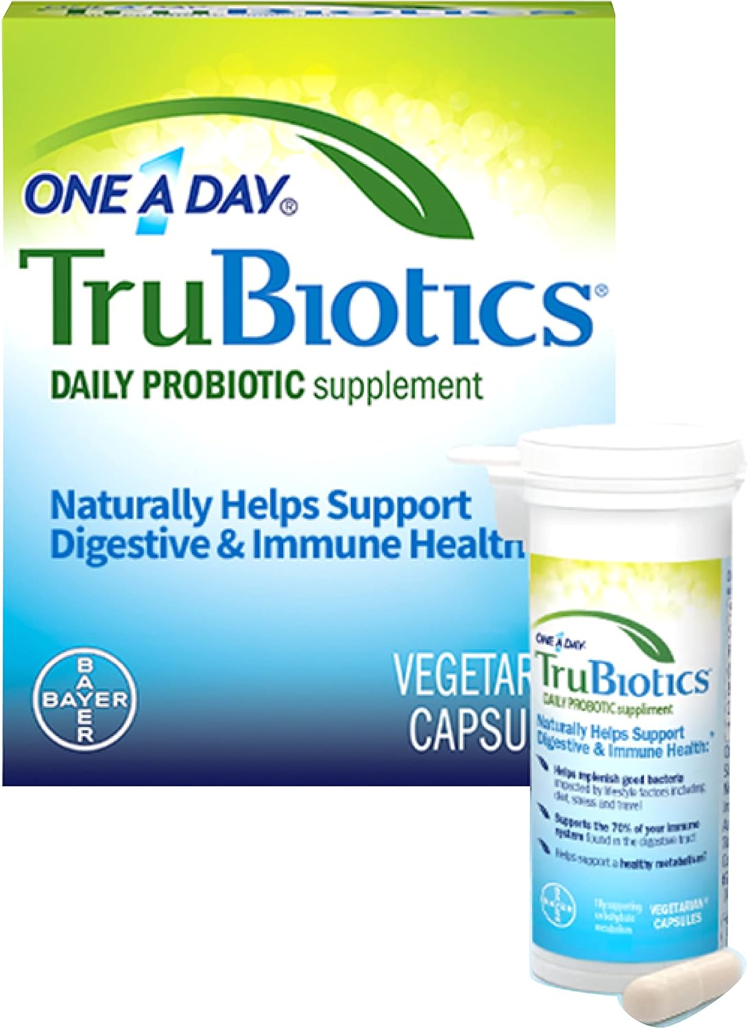 TruBiotics Daily Probiotic, 30 Capsules – Gluten-free, Soya Free Digestive and Immune Health Support Supplement for Men and Women - görsel 3