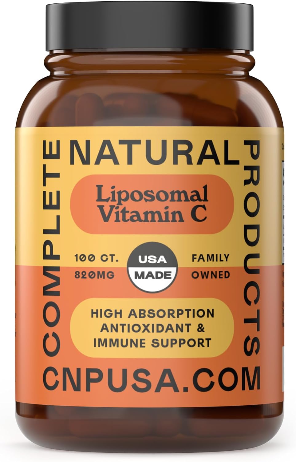 Complete Natural Products Liposomal Vitamin C Capsules – Pure Vitamin C, Immune Support, Enhanced Absorption, Antioxidant Defence - görsel 1