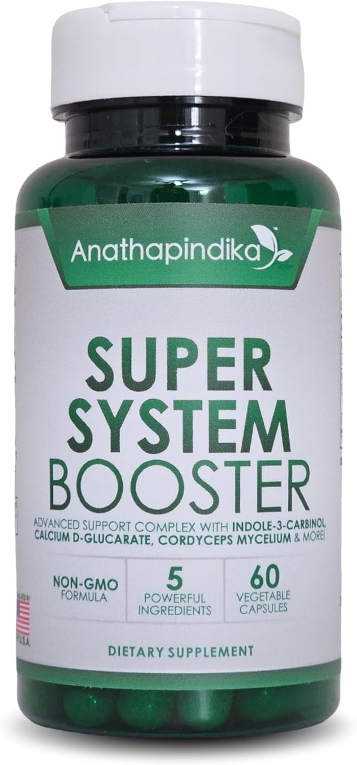Anathapindika Super System Booster - 5-in-1 Formula with Indole-3-Carbinol, Cordyceps, Pine Bark & More - görsel 1